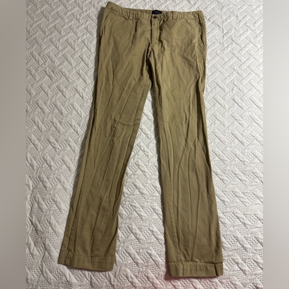 Polo Ralph Lauren Youth Teen Boy Size 20 Khaki Cotton Trousers Pants Bottoms - Picture 2 of 10